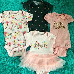 Gerber Newborn Girl Onesies